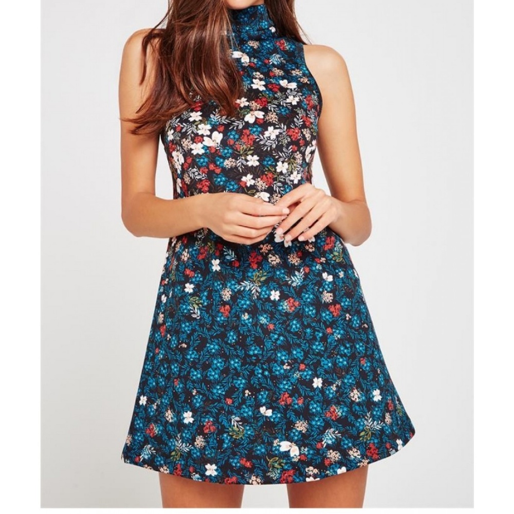BCBGeneration Floral A Line Dress